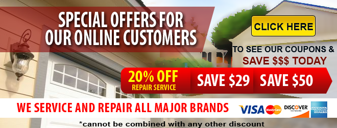 Garage repair discount coupons